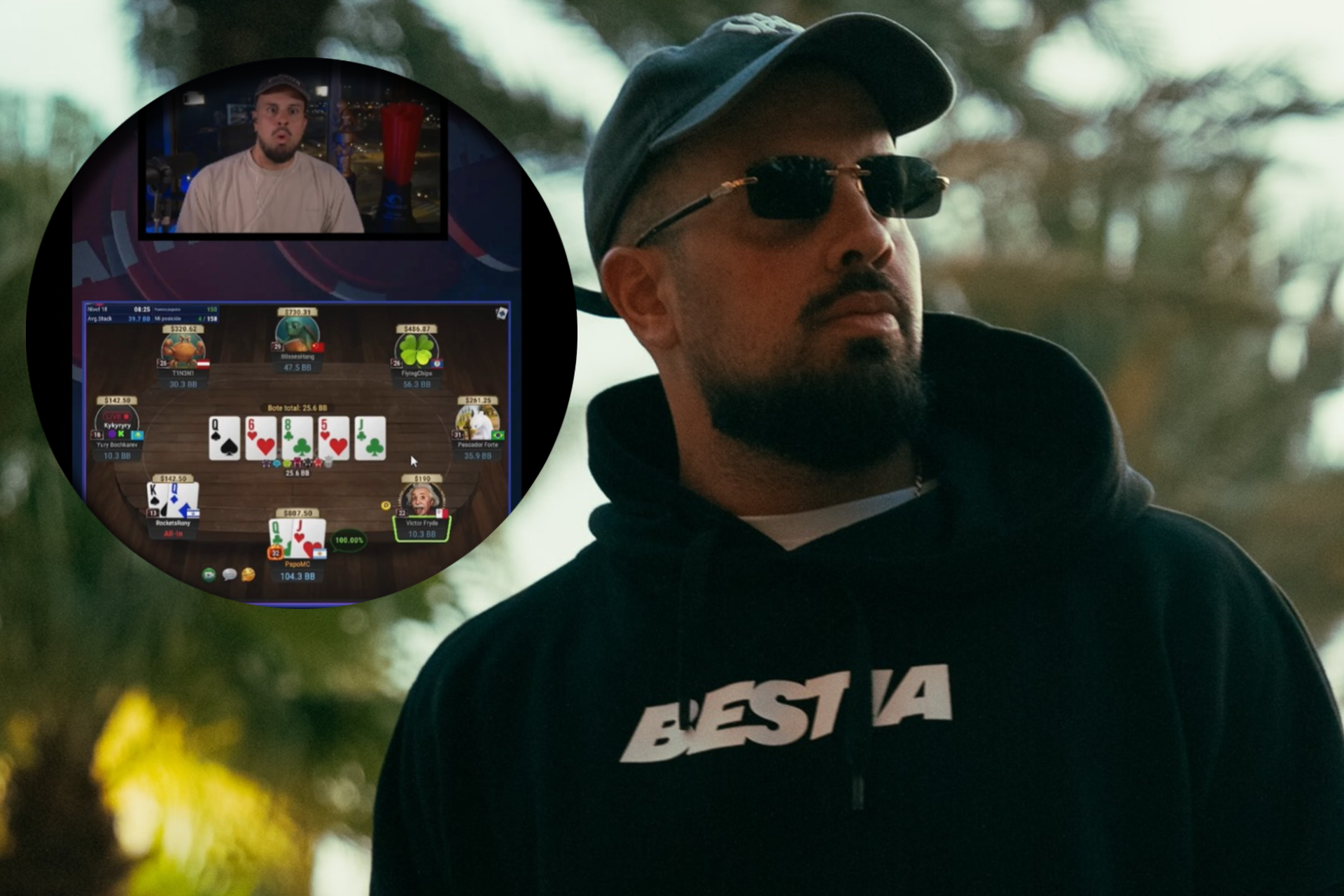 Papo MC sueña con el GGMillion$: jugará la mesa final