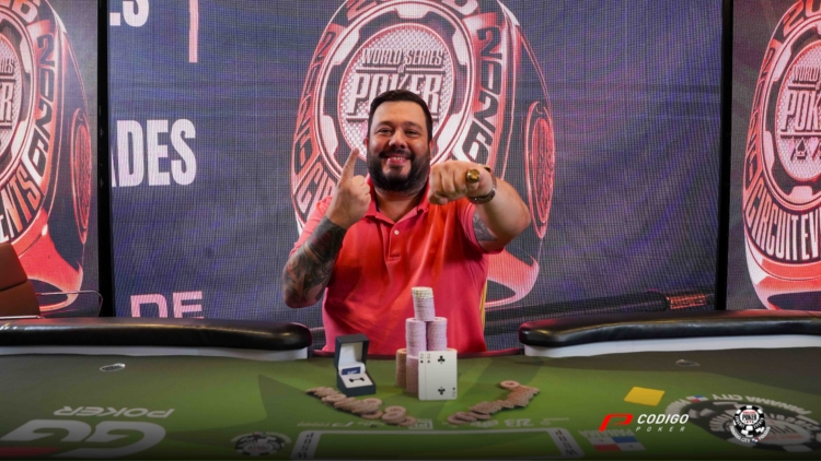 Mario Del Valle se quedó con el Evento #8 de la WSOP Panamá - CodigoPoker